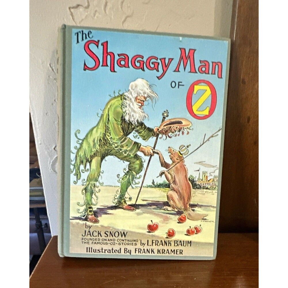1949 The Shaggy Man of Oz First Edition Jack Snow Reilly & Lee Hardcover Vintage